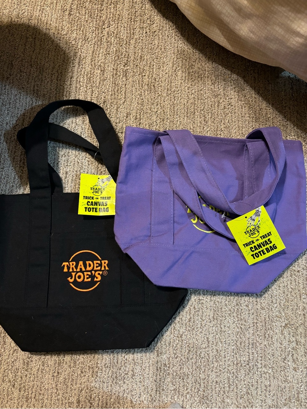 Trader Joe's Purple Canvas Tote Bag – Everyday Shopper